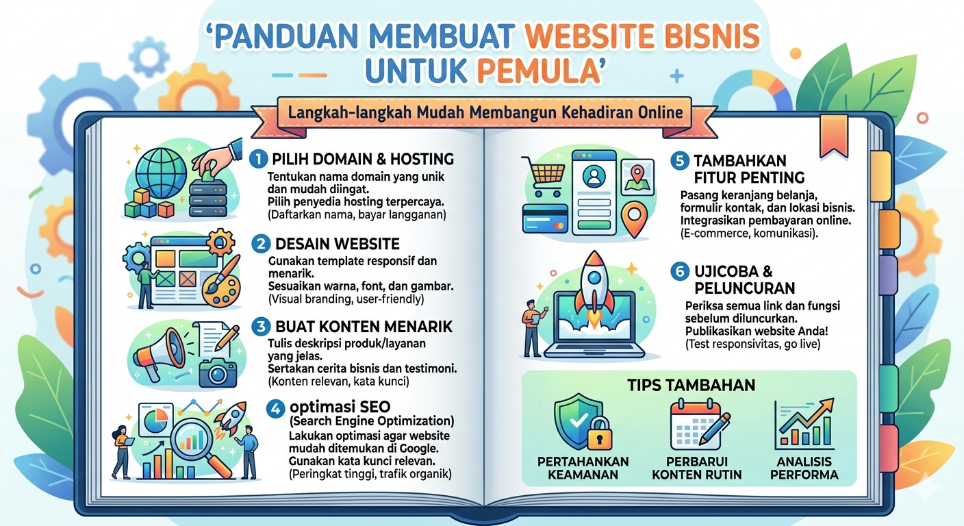 Panduan Membuat Website Bisnis untuk Pemula 
                                             class=